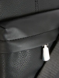 Faux Leather Cross Body Bag