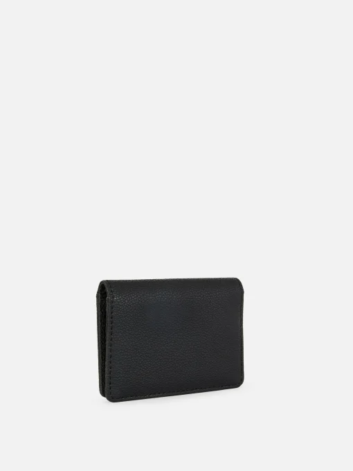 Faux Leather Folded Card Holder