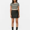 Faux Leather Mini Skirt