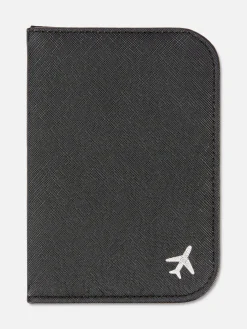 Faux Leather Passport Cover