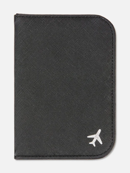 Faux Leather Passport Cover