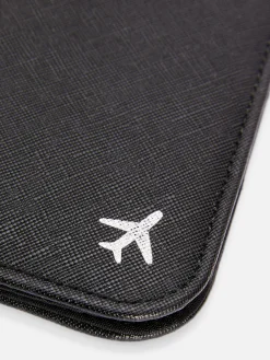 Faux Leather Passport Cover