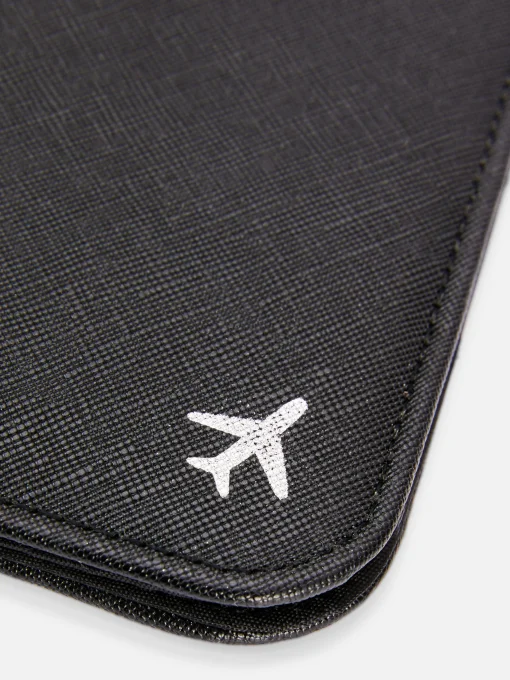 Faux Leather Passport Cover