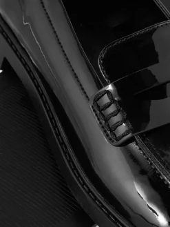 Faux Leather Penny Loafers