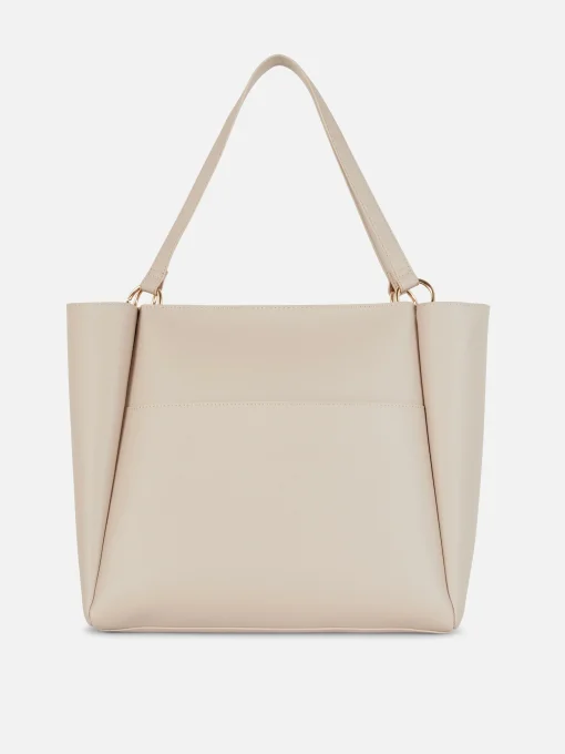 Faux Leather Shopper
