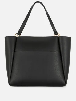 Faux Leather Shopper