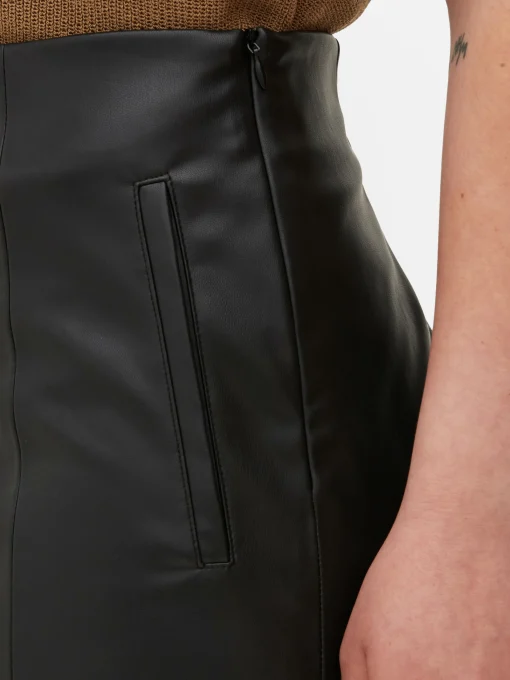 Faux Leather Shorts