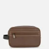 Faux Leather Toiletry Bag