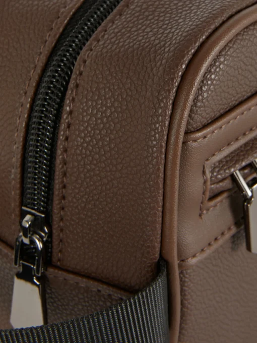 Faux Leather Toiletry Bag