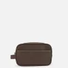 Faux Leather Wash Bag