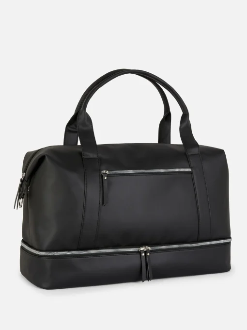 Faux Leather Weekender