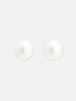 Faux Pearl Stud Earrings