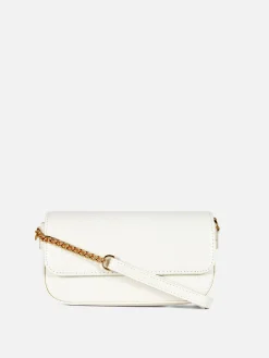 Faux Snakeskin Crossbody Bag