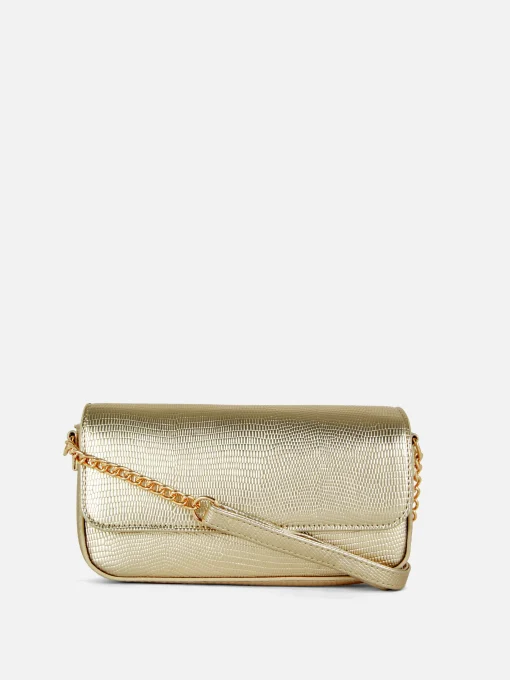Faux Snakeskin Crossbody Bag