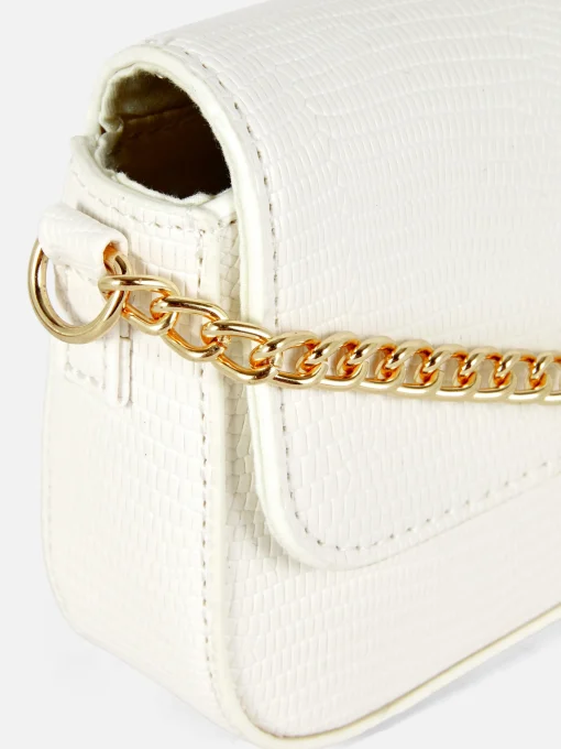 Faux Snakeskin Crossbody Bag