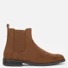 Faux Suede Chelsea Boots