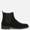 Faux Suede Chelsea Boots