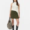 Faux Suede Mini Skirt