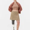 Faux Suede Mini Skirt