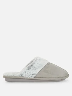 Faux Suede Slippers