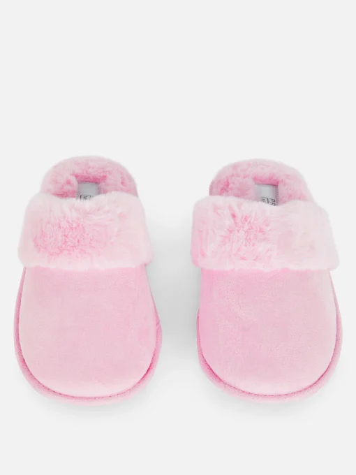 Faux Suede Slippers