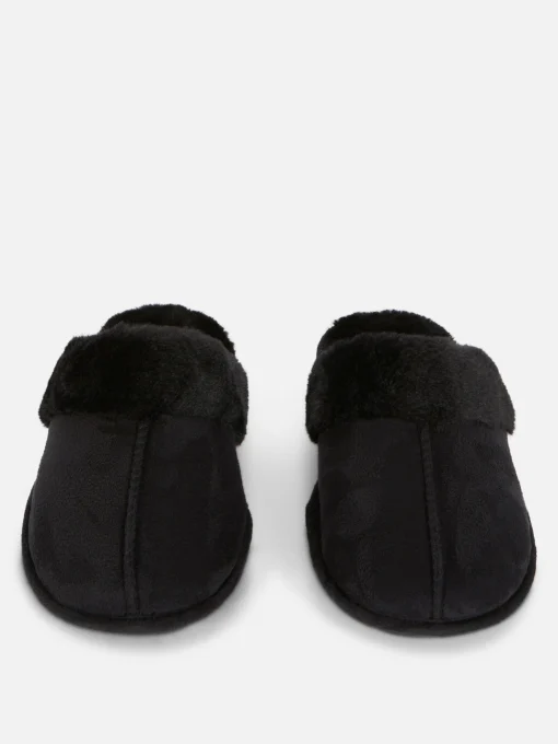 Faux Suede Slippers