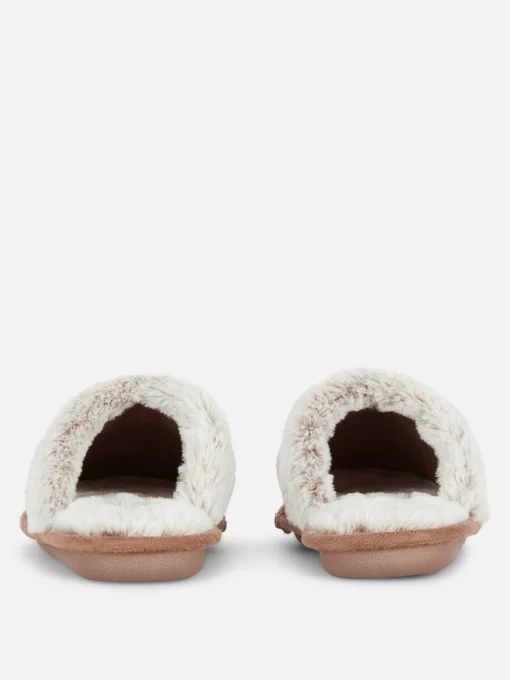 Faux Suede Slippers