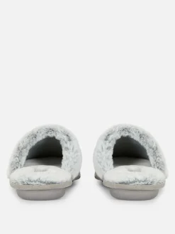 Faux Suede Slippers