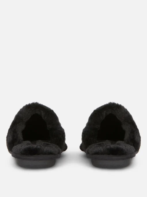 Faux Suede Slippers