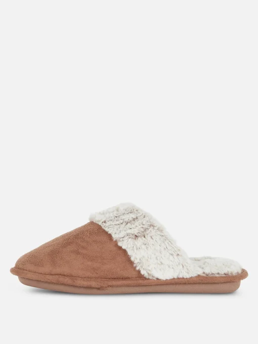 Faux Suede Slippers