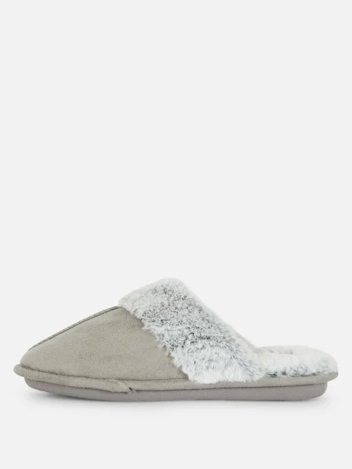 Faux Suede Slippers