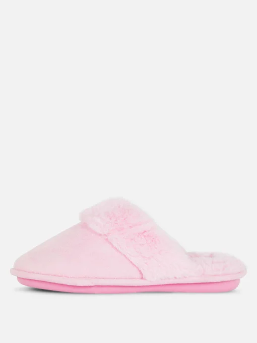 Faux Suede Slippers