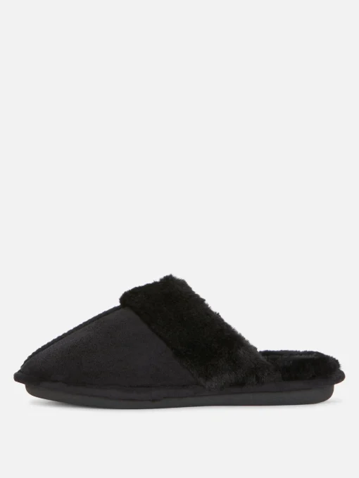 Faux Suede Slippers
