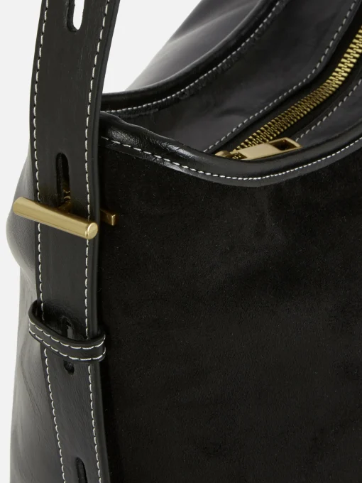 Faux Suede Slouchy Shopper