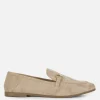 Faux Suede Snaffle Loafers