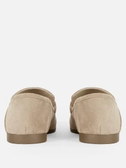 Faux Suede Snaffle Loafers