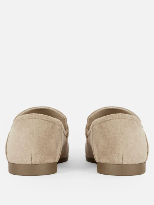 Faux Suede Snaffle Loafers