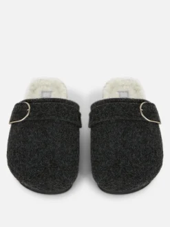Felt Clog Mules