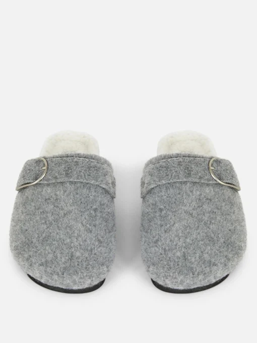 Felt Clog Mules