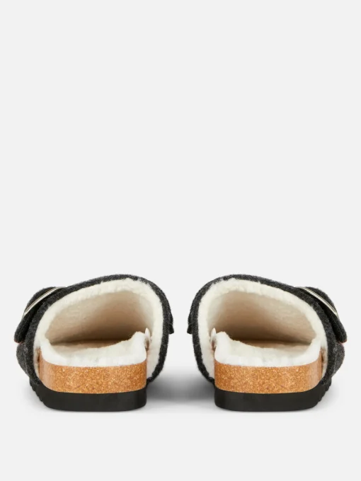 Felt Clog Mules