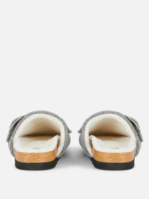 Felt Clog Mules