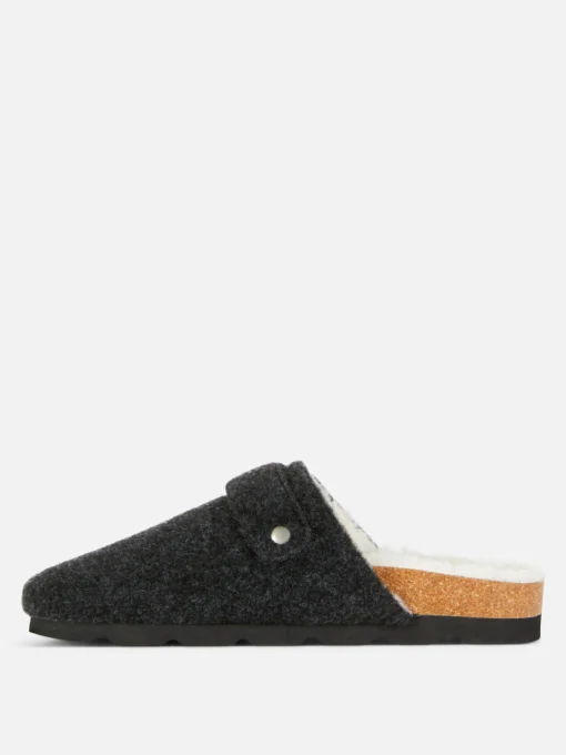 Felt Clog Mules