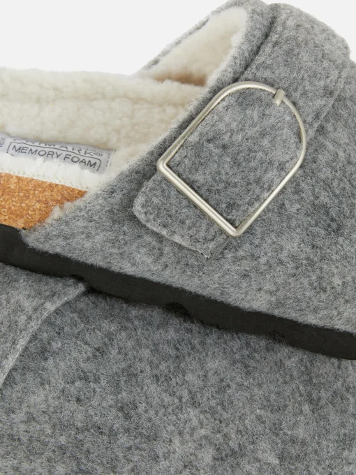 Felt Clog Mules