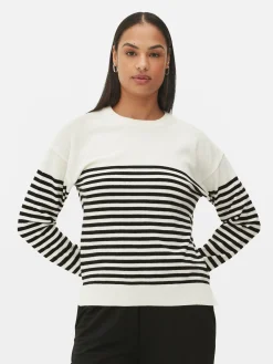 Fine Knit Crew Neck Sweater