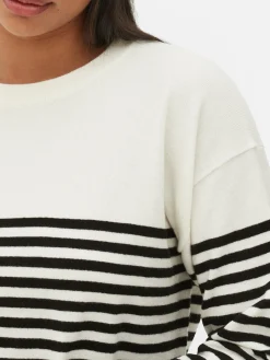 Fine Knit Crew Neck Sweater