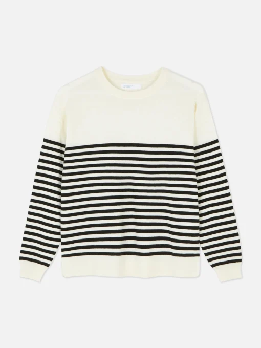 Fine Knit Crew Neck Sweater