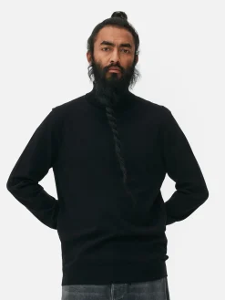 Fine Knit Roll Neck Sweater