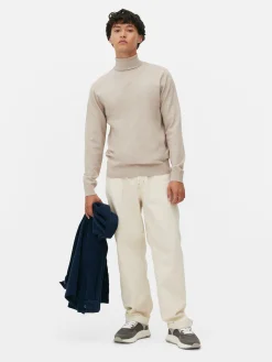 Fine Knit Roll Neck Sweater