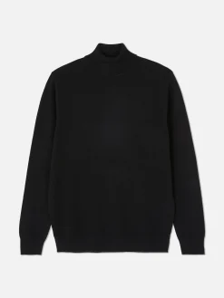 Fine Knit Roll Neck Sweater