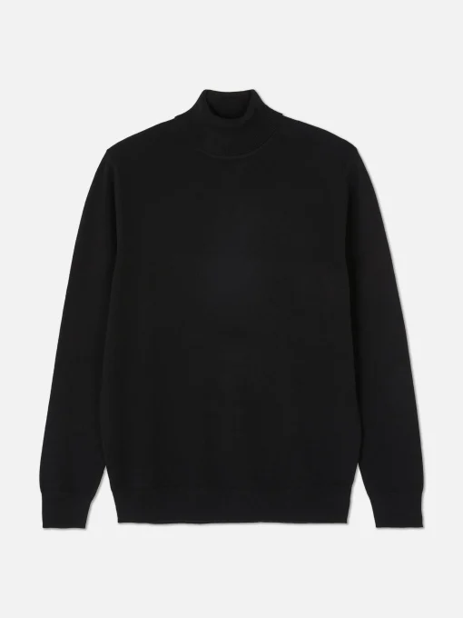 Fine Knit Roll Neck Sweater